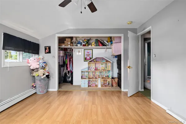 a view of a garage with stuff