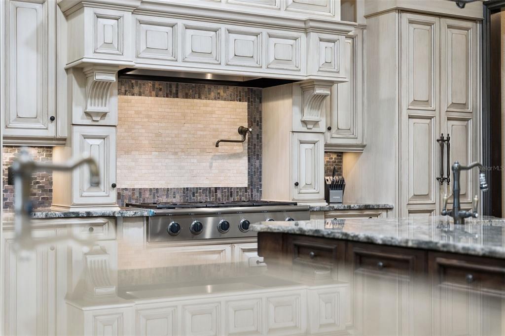 6507 Rosella Court Windermere, FL 34786 - Photo 23 of 92 a kitchen with stainless steel appliances granite countertop a stove and a white cabinets