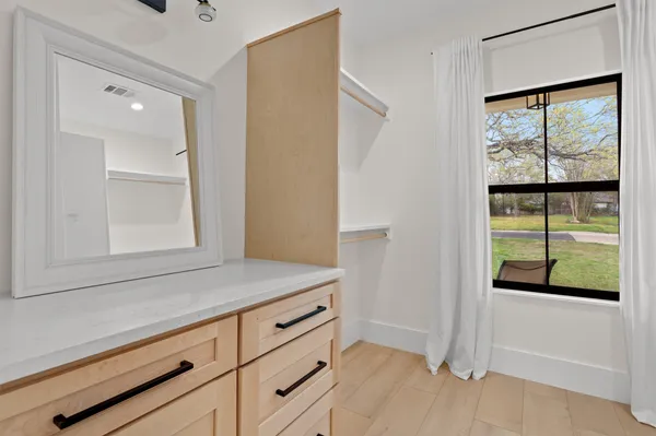 a view of front door