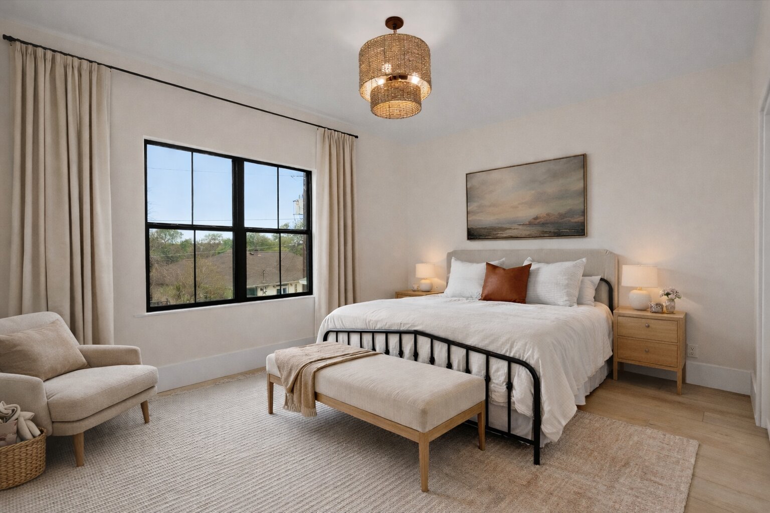 1108 Dunman Drive Georgetown, TX 78628 - Photo 29 of 40 a bedroom with bed and window