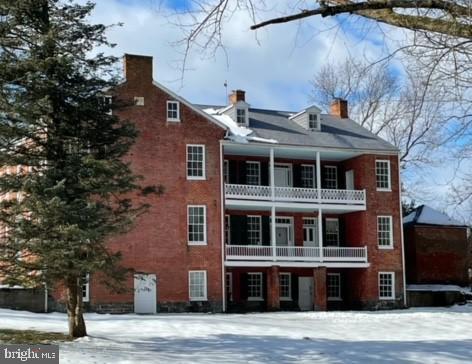 Historic Main House with two-story porches