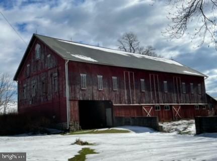 412 Old Bachmans Valley Road Westminster, MD 21157 - Photo 29 of 52 Picturesque barn scene in winter
