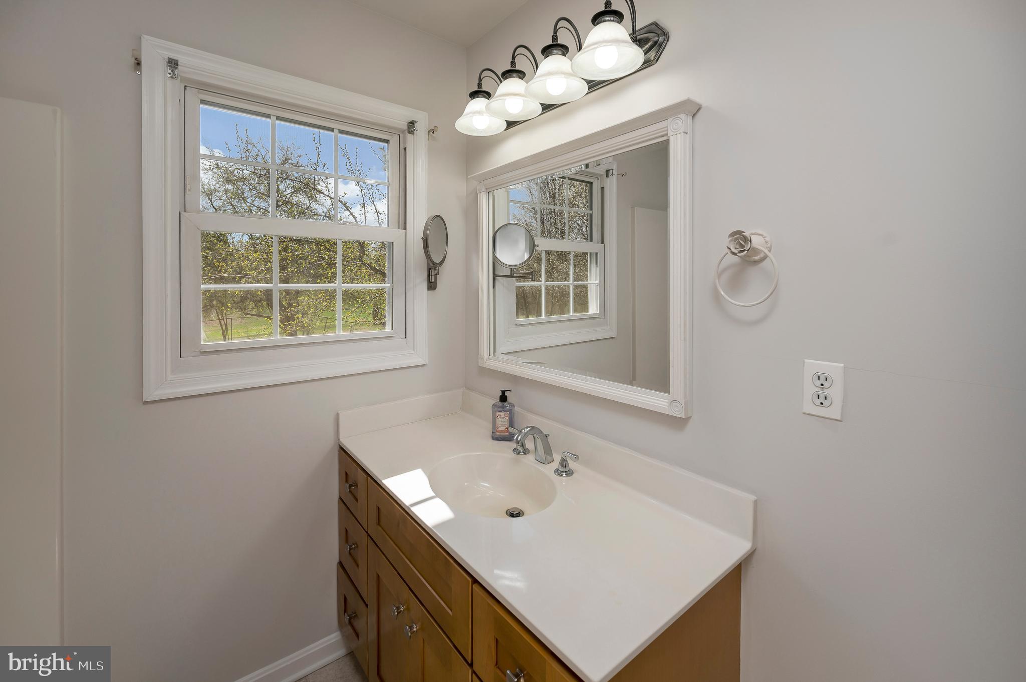 48 Belle Plains Road Fredericksburg, VA 22405 - Photo 37 of 51 a bathroom with a sink vanity and a mirror