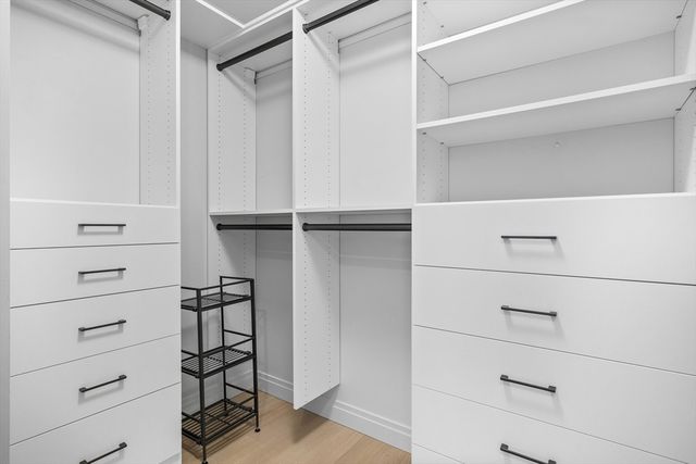 a view of walk in closet