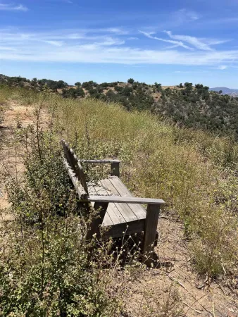 a view of a lake with a mountain