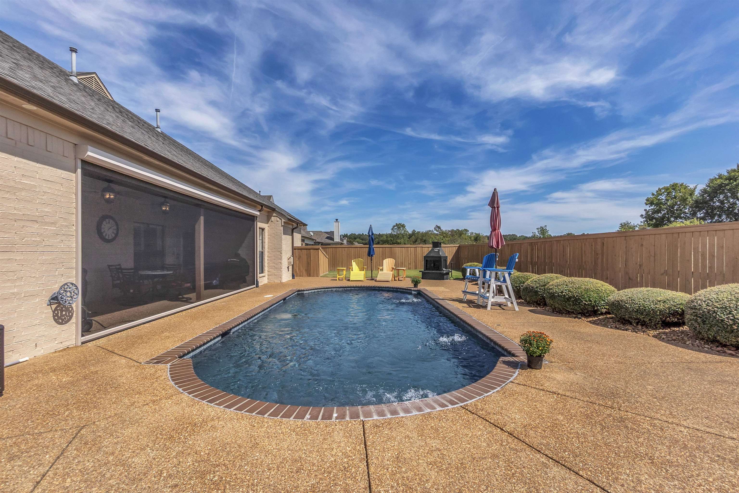 200 Misty Fields Road Oakland, TN 38060 - Photo 33 of 40 View of pool with a fenced backyard and a patio area