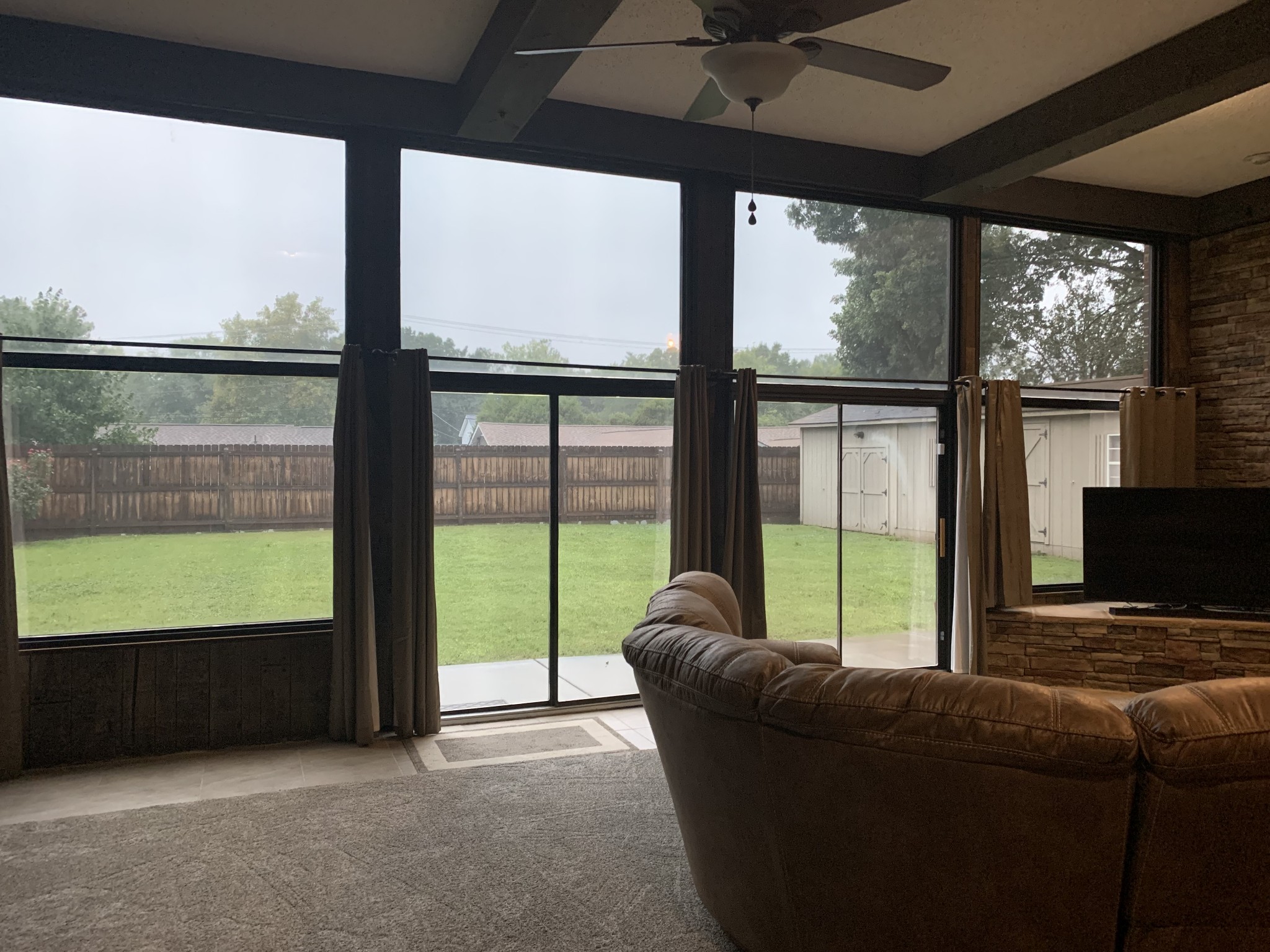 409 Cedarcliff Road Antioch, TN 37013 - Photo 22 of 49 a living room with furniture and a floor to ceiling window