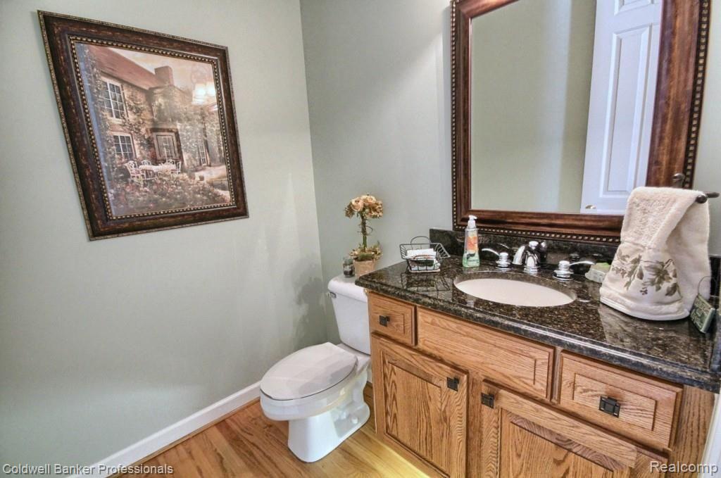 3876 Fawn Drive Rochester, MI 48306 - Photo 10 of 43 1st Floor Half Bath with Granite Counter Tops remodeled in October 2010