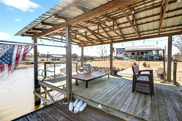a view of a outdoor space with seating area