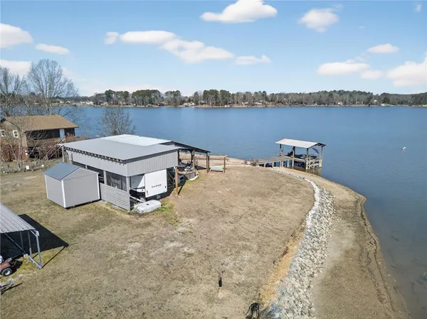 a view of a terrace with sitting area