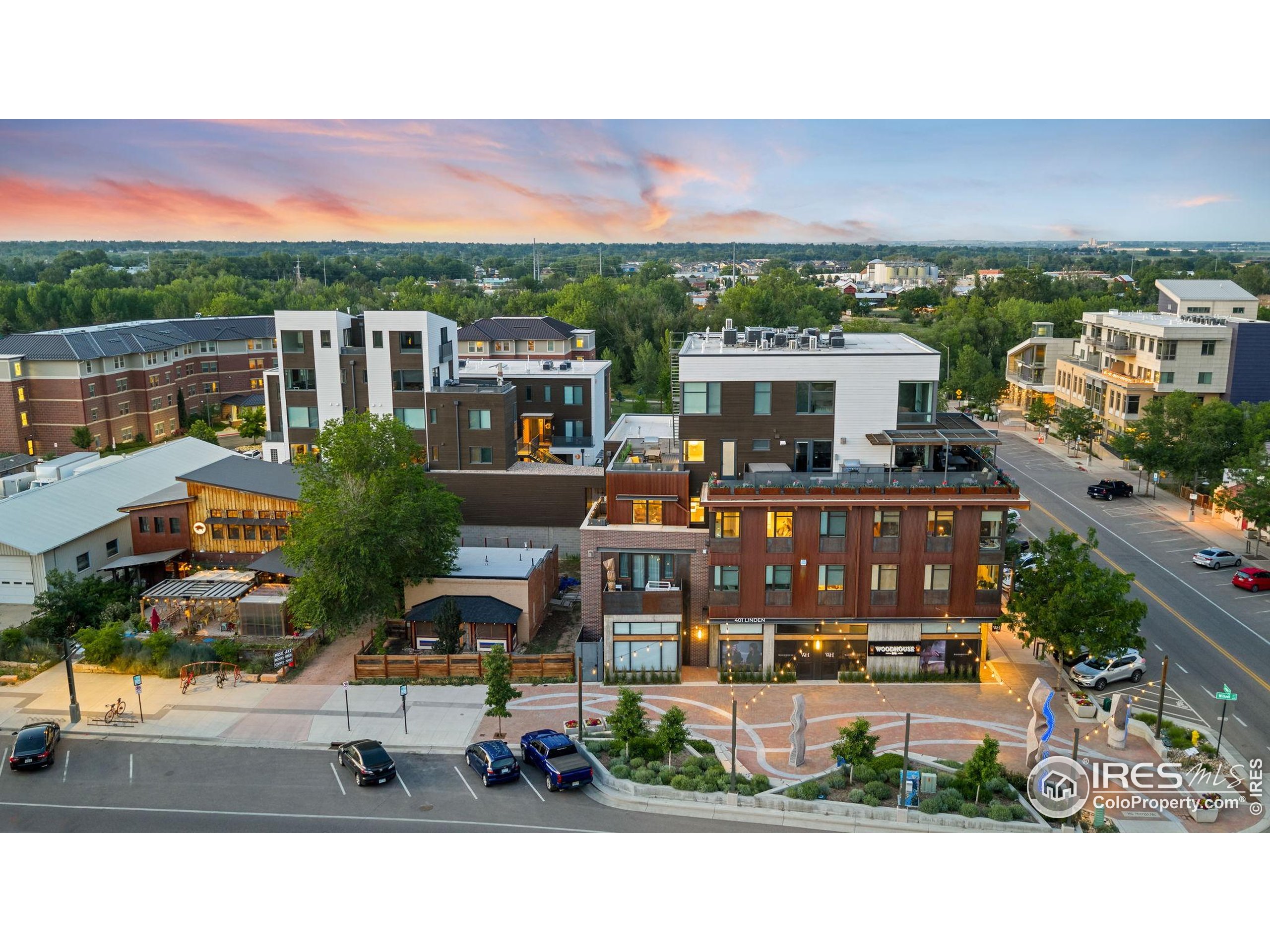 401 Linden Street, Unit 307 Fort Collins, CO 80524 - Photo 44 of 47 a picture of city view