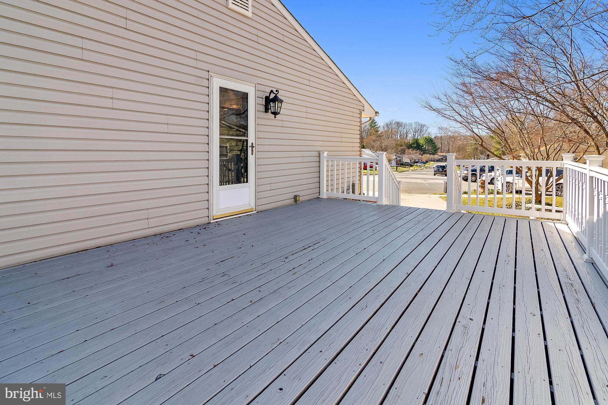 13 Moray Court Baltimore, MD 21236 - Photo 39 of 55 Side Deck- Conveniently located off kitchen