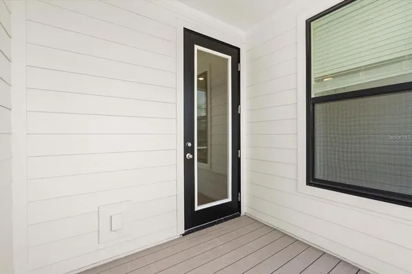 a view of front door of a house
