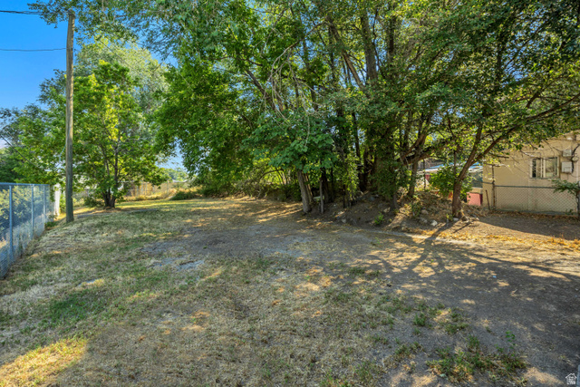 662 29th Street Ogden, UT 84403 - Photo 23 of 23 Expansive outdoor space featuring a partial chain-link fence, mature trees, and a clear sky backdrop