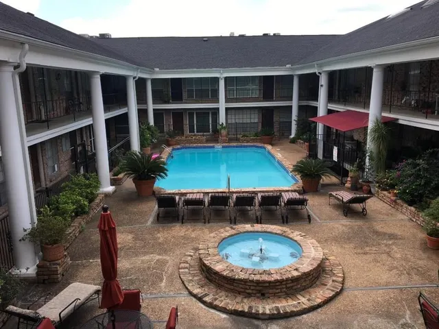 a view of parking garage