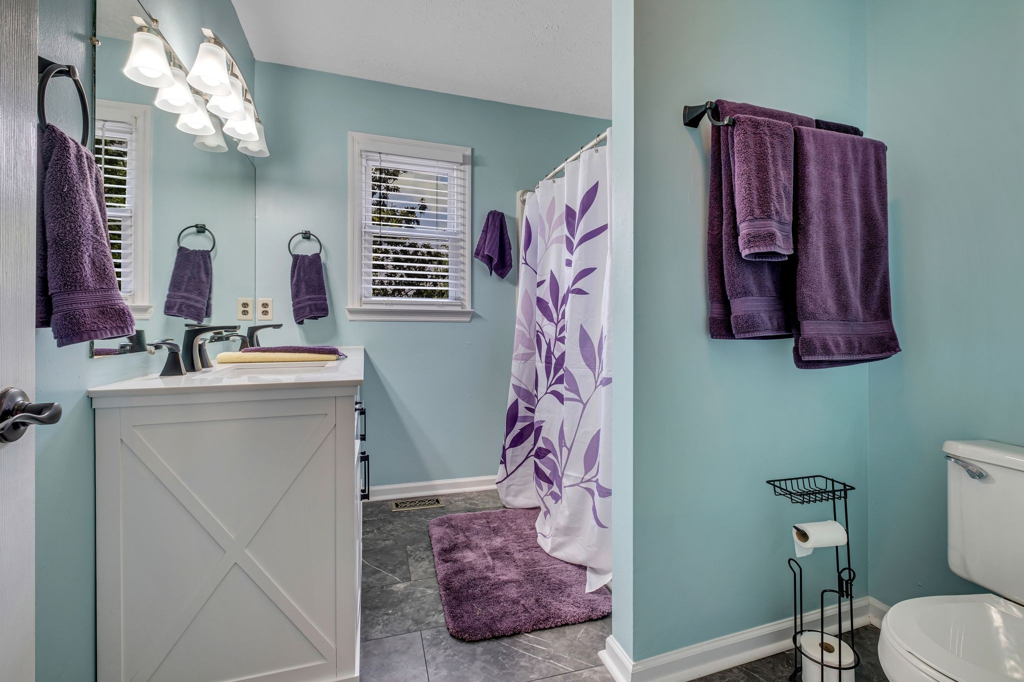 3526 Horn Springs Road Lebanon, TN 37087 - Photo 24 of 41 a bathroom with a sink a toilet and shower curtain