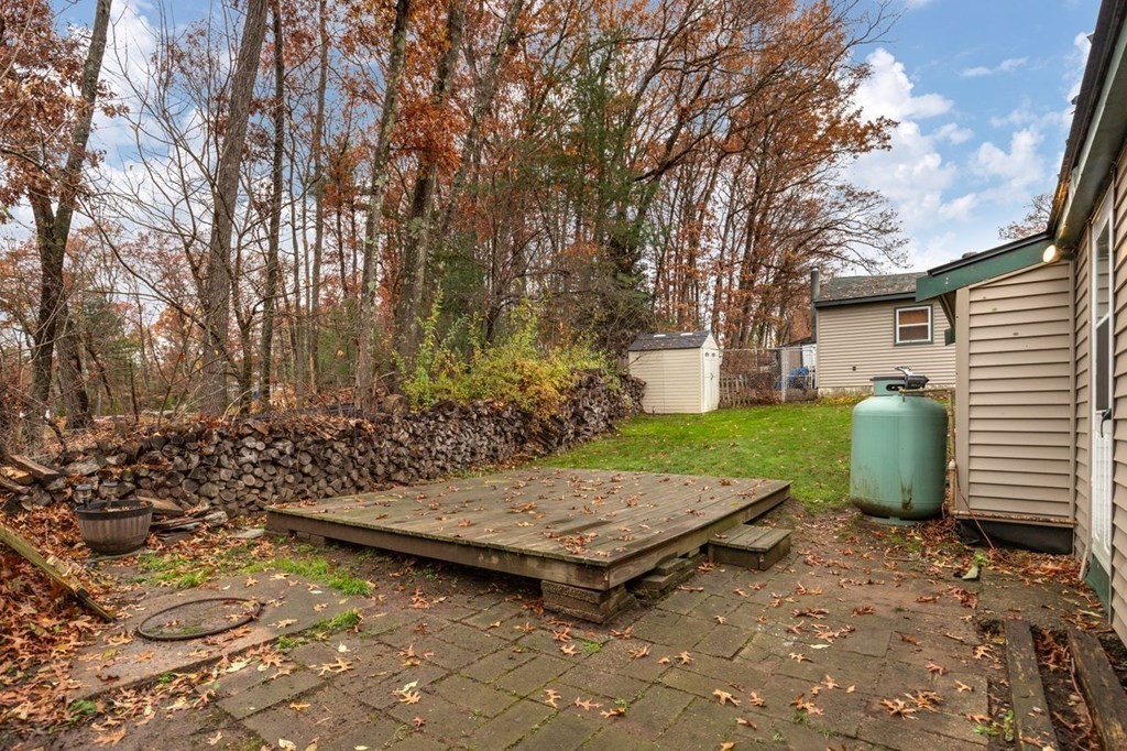 119 River Street Middleton, MA 01949 - Photo 30 of 31 a view of backyard with seating space and trees