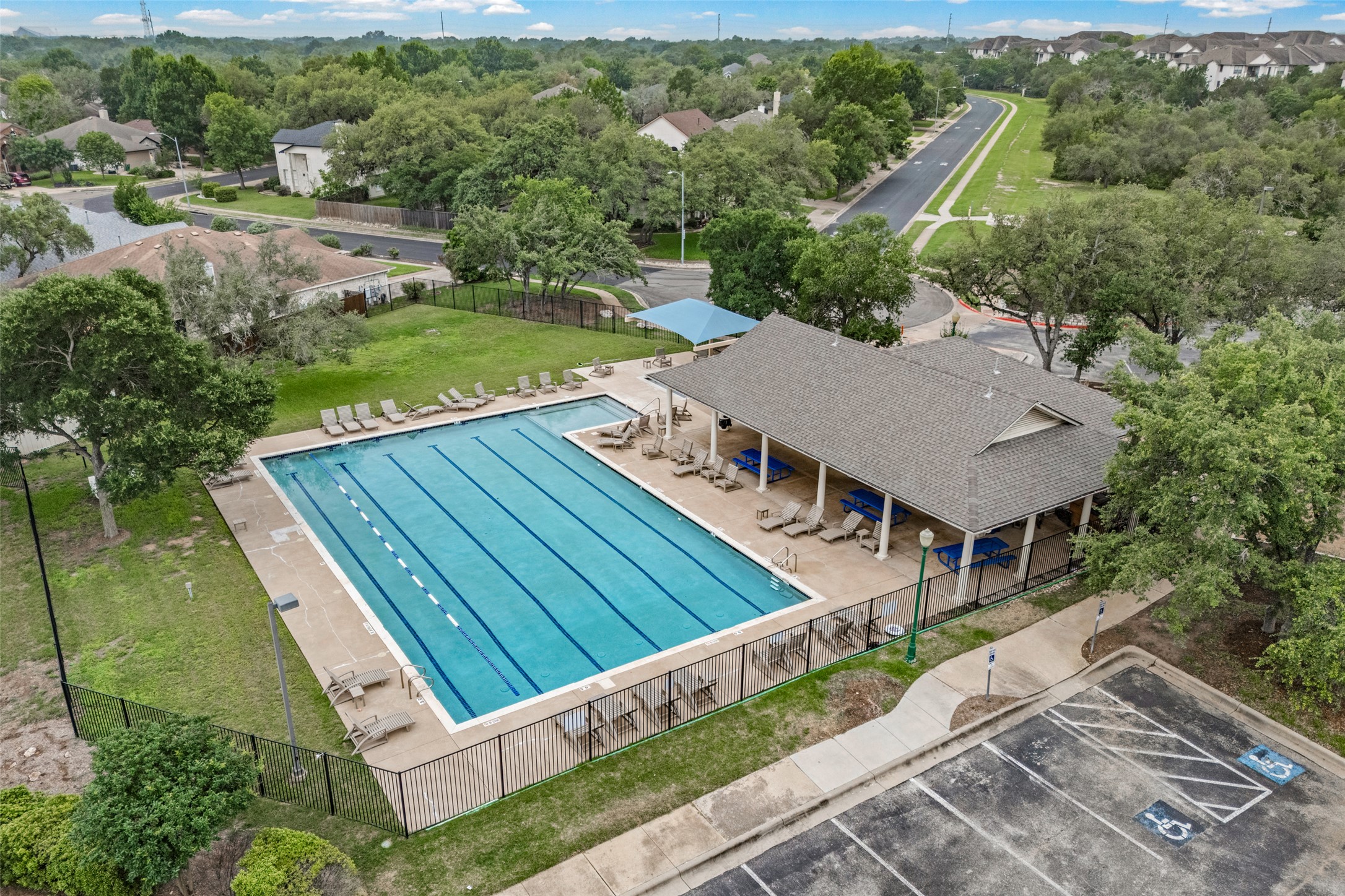 8610 Axis Drive Austin, TX 78749 - Photo 27 of 29 an aerial view of a house