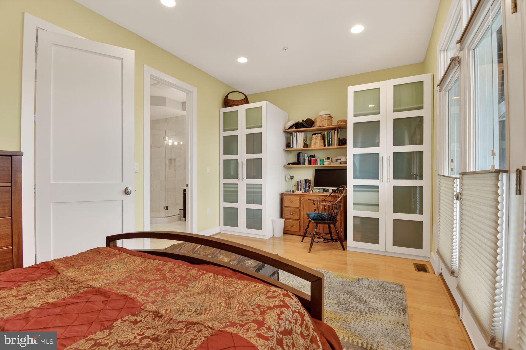 912 S Street Northwest, Unit 1 Washington, DC 20001 - Photo 16 of 18 Second view of primary bedroom - built-in closets