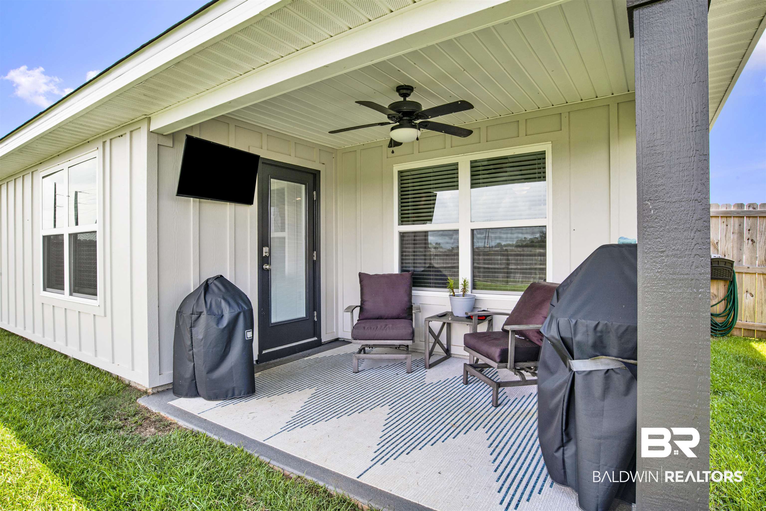14731 Forsythia Loop Silverhill, AL 36576 - Photo 20 of 25 View of patio / terrace with ceiling fan