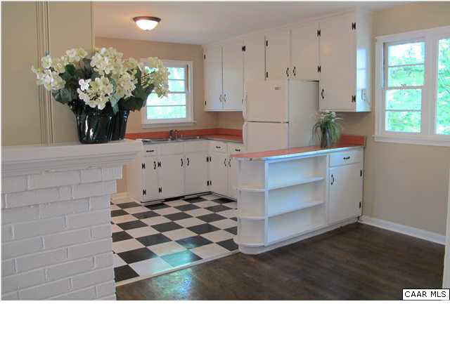 495 Stagecoach Road Charlottesville, VA 22902 - Photo 2 of 27 The Kitchen has the Art Deco theme - fun & bright!