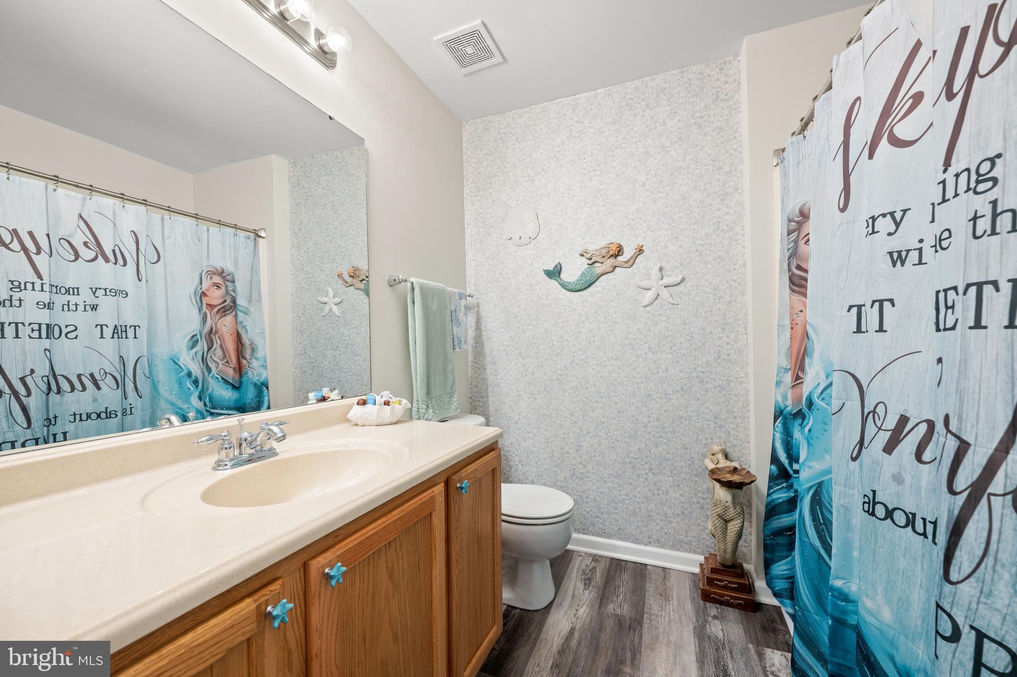 27548 Mayfield Road, Unit 42 Millsboro, DE 19966 - Photo 26 of 46 a bathroom with a sink a toilet and a mirror