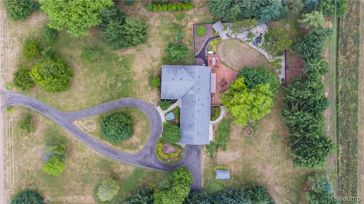820 East Davis Road Howell, MI 48843 - Photo 3 of 36 Overhead of Property