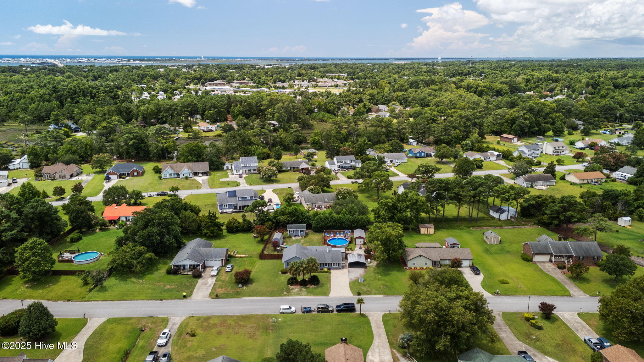 1815 Paulette Road Morehead City, NC 28557 - Photo 49 of 54 Aerial 3
