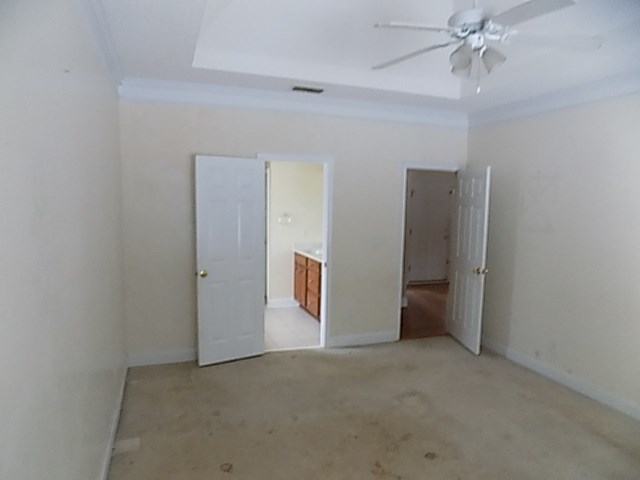 443 Annies Path Gray, GA 31032 - Photo 12 of 23 an empty room with closet and a ceiling fan