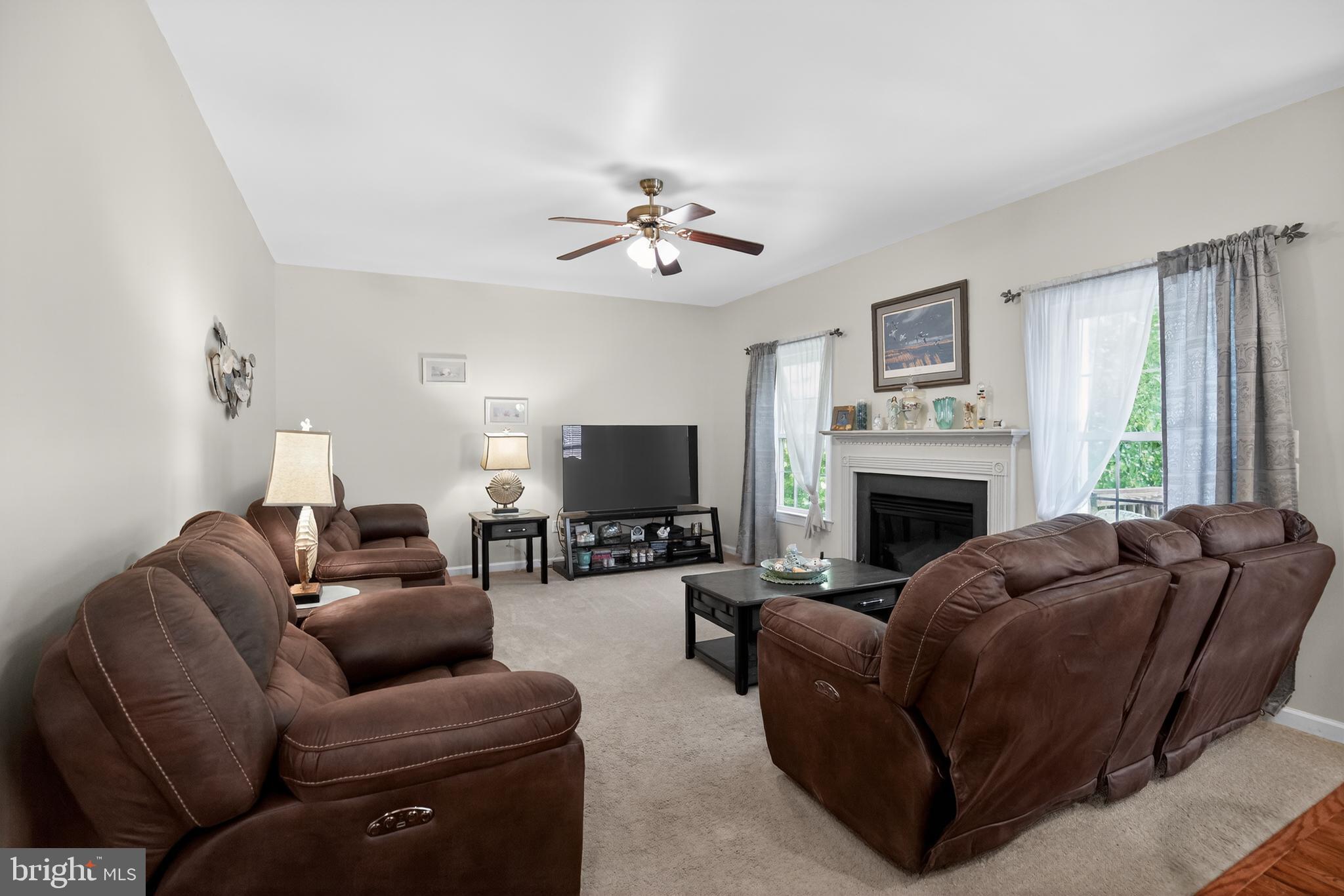 1810 Rudolph Lane Lusby, MD 20657 - Photo 11 of 40 Family room off kitchen Gas fireplace