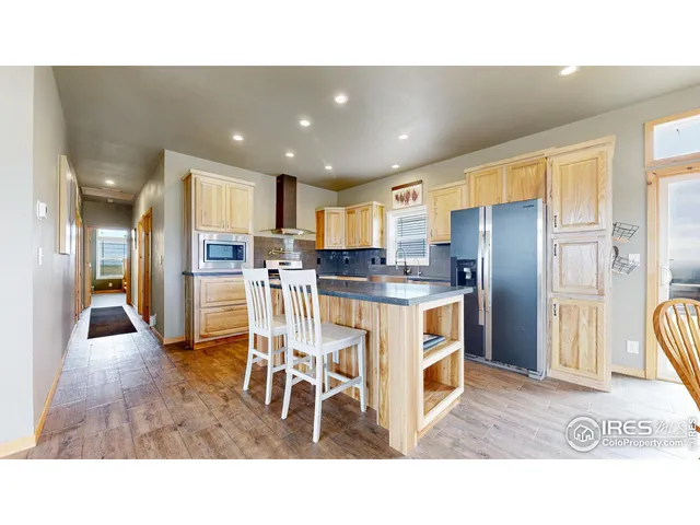 a room with a bed and a view of bathroom