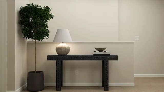 a view of outdoor space with seating area