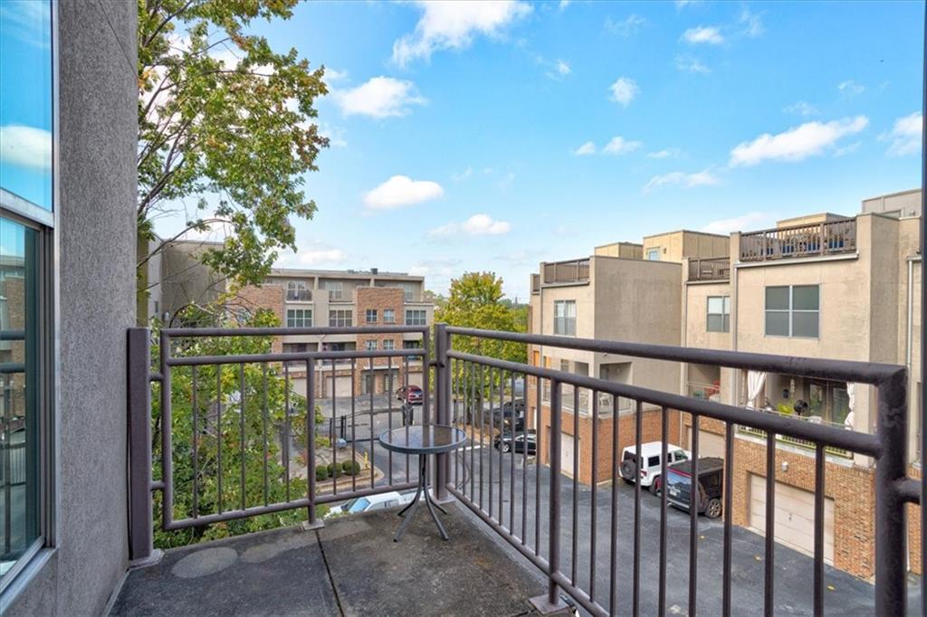 238 Walker Street Southwest, Unit 32 Atlanta, GA 30313 - Photo 16 of 17 a view of city from balcony