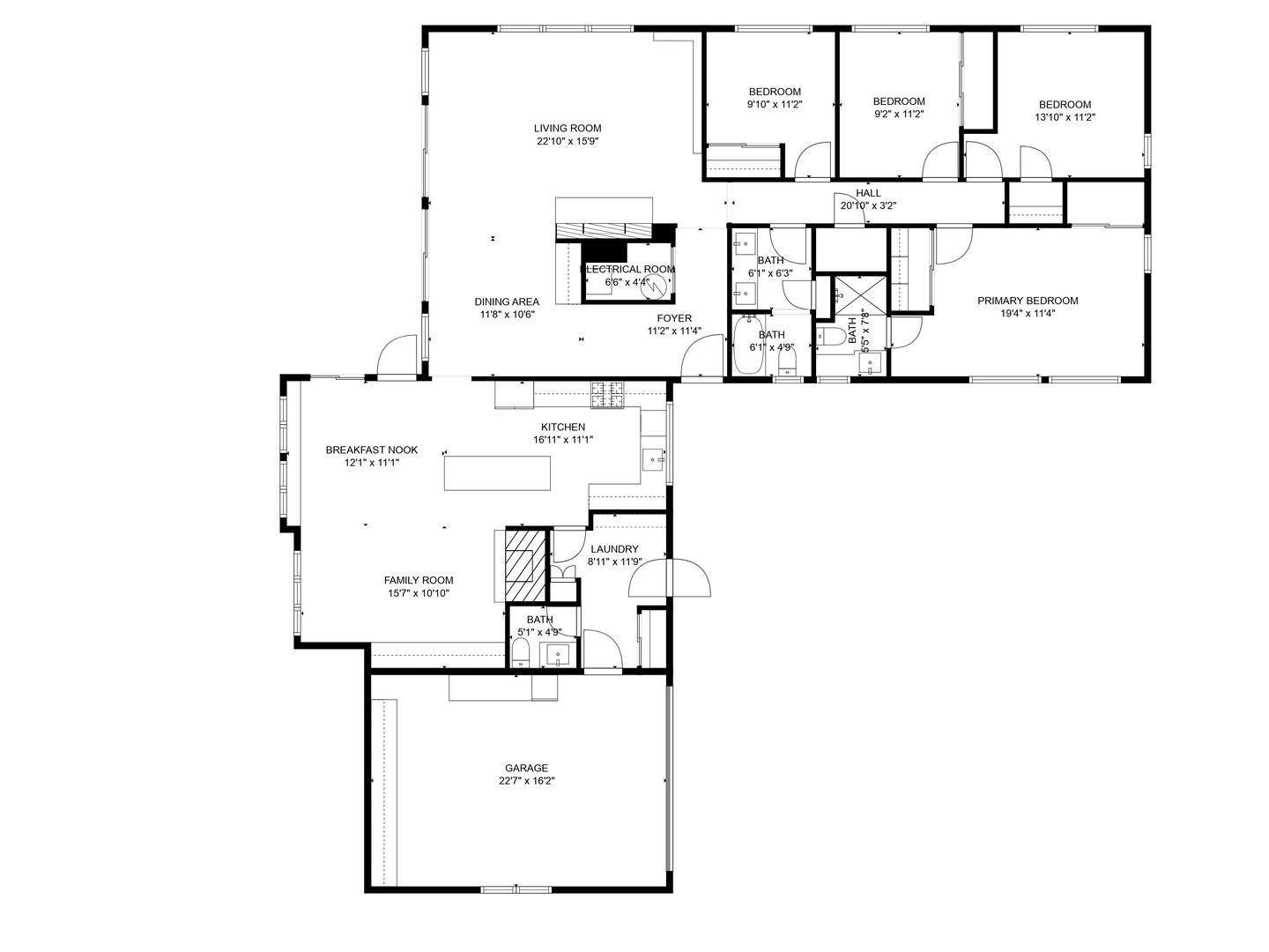71 Graymoor Lane Olympia Fields, IL 60461 - Photo 36 of 36 a picture of floor plan