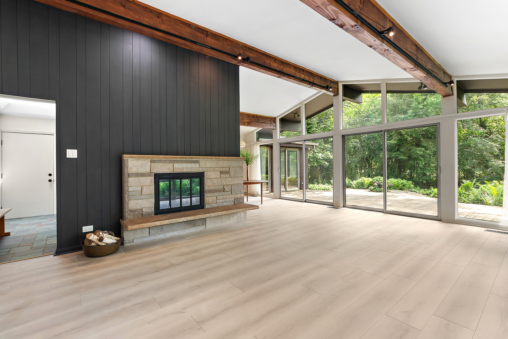 71 Graymoor Lane Olympia Fields, IL 60461 - Photo 8 of 36 a view of an empty room with a fireplace and a window