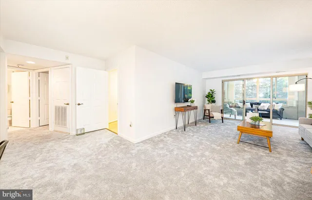 a view of livingroom with furniture and wooden floor