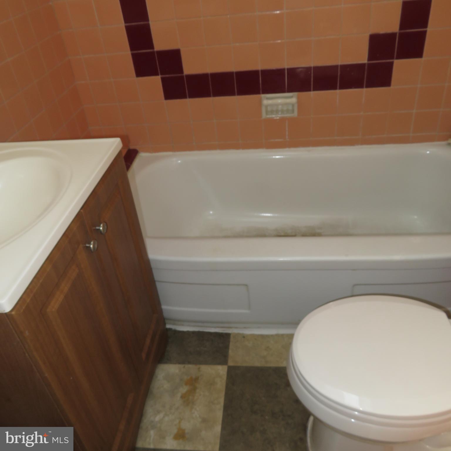 1033 Burnside Road Sharon Hill, PA 19079 - Photo 9 of 20 HALL CERAMIC TILE BATHROOM