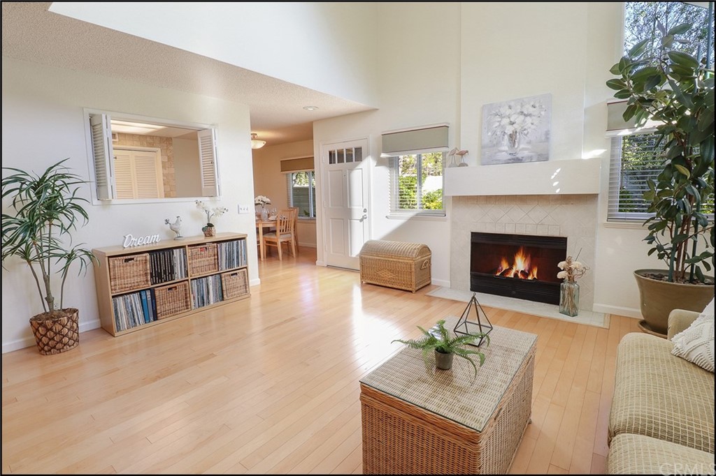 16 Pineoak Aliso Viejo, CA 92656 - Photo 5 of 24 a living room with furniture and a fireplace