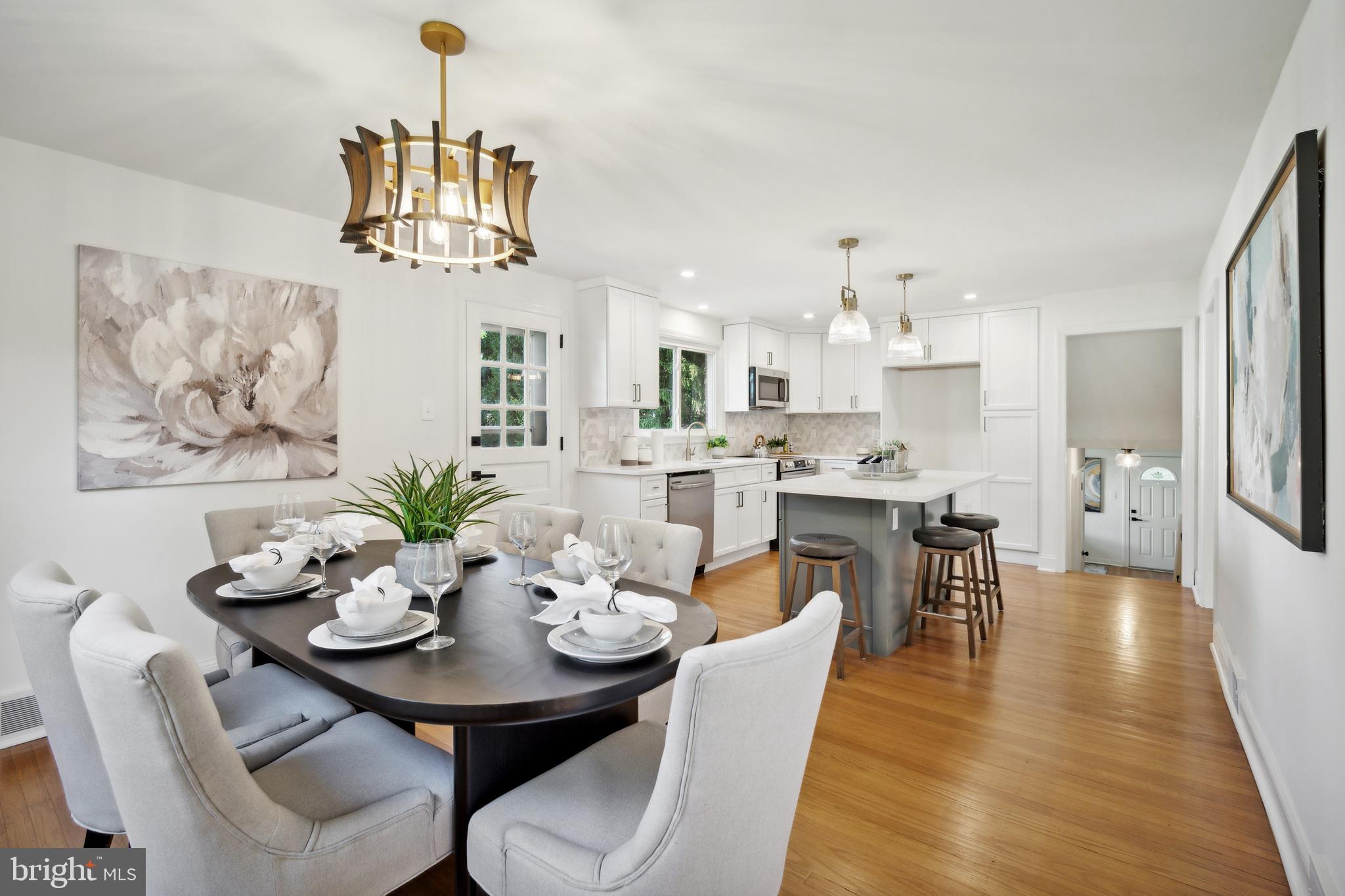 206 Grandview Road Media, PA 19063 - Photo 7 of 27 Dining Room/Kitchen