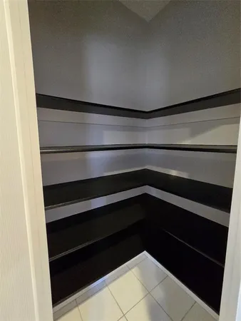a close view of closet