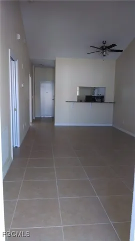 a view of a bathroom with a bathtub