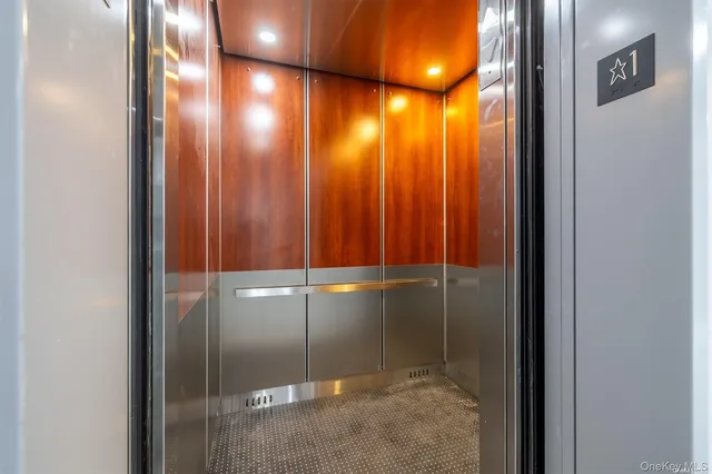 a view of elevator