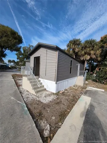 a backyard of a house