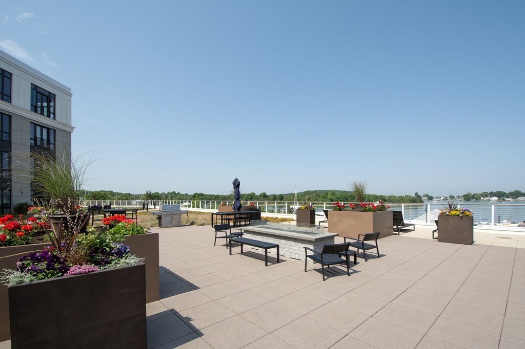 10 Shipyard Drive, Unit 102 Hingham, MA 02043 - Photo 30 of 31 a view of a terrace with furniture