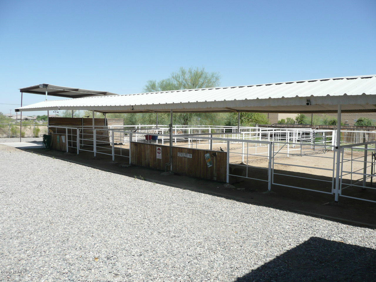 4128 West Elliot Road Laveen, AZ 85339 - Photo 109 of 114 Corrals and hay cover