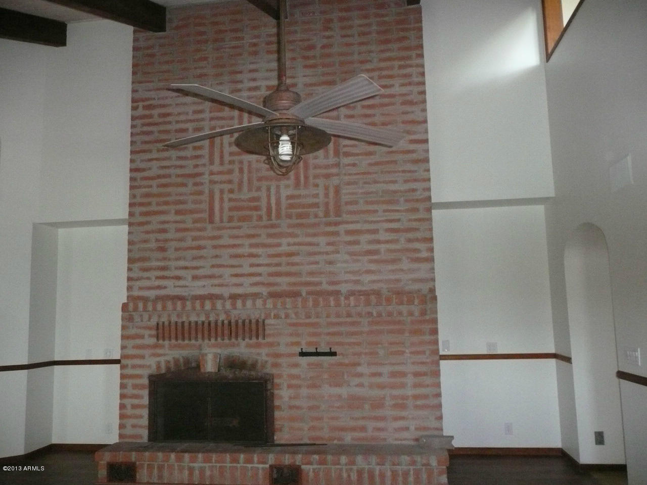 4128 West Elliot Road Laveen, AZ 85339 - Photo 46 of 114 Soaring brick fireplace fam rm