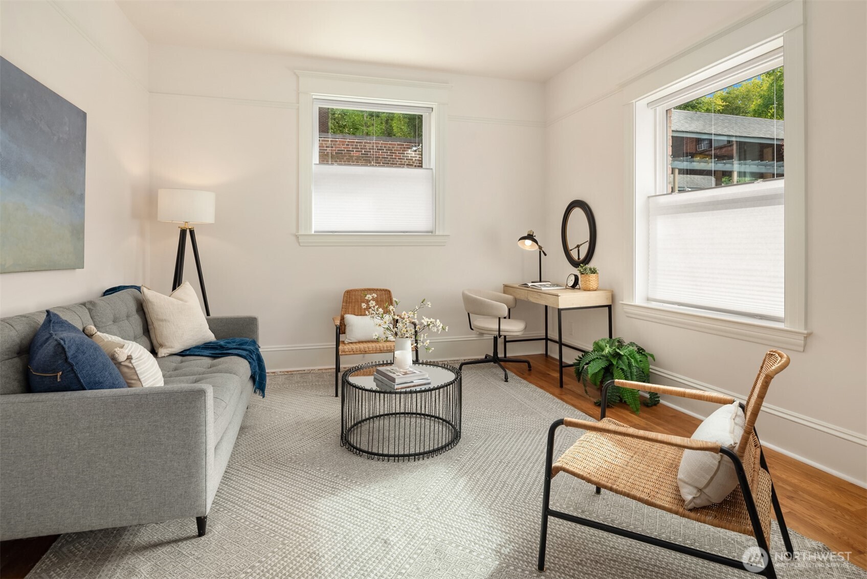 1726 15th Avenue, Unit 7 Seattle, WA 98122 - Photo 13 of 24 a living room with furniture and a window
