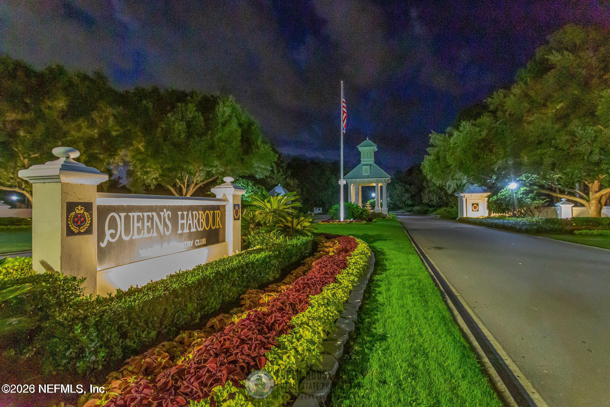 13827 Longs Landing Road East Jacksonville, FL 32225 - Photo 43 of 60 Entrance at night