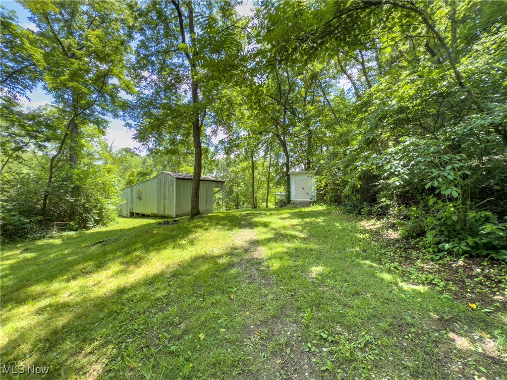 36475 Kinney Ridge Road Woodsfield, OH 43793 - Photo 7 of 50 View of green lawn with a storage shed