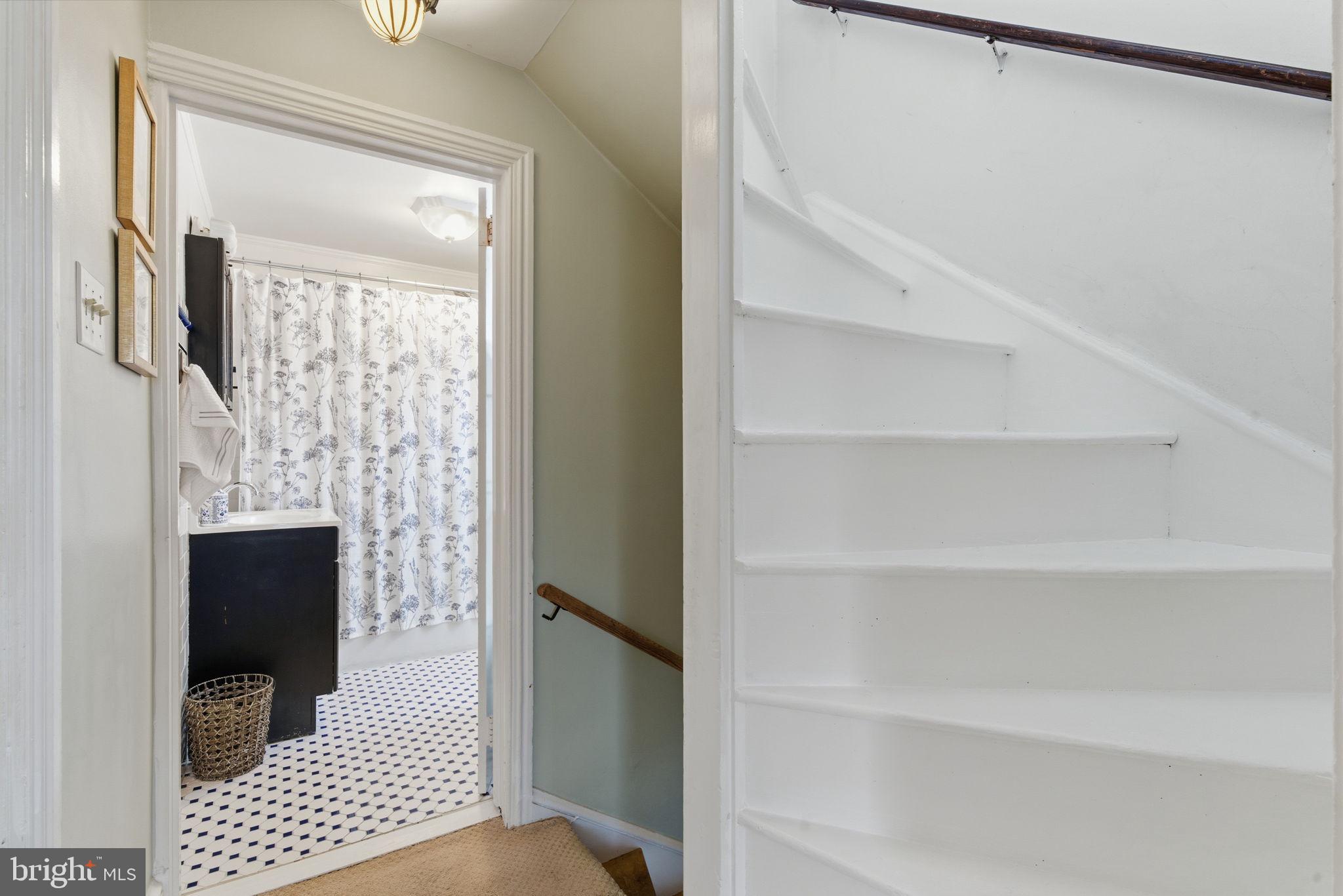405 Leverington Avenue Philadelphia, PA 19128 - Photo 12 of 25 a bathroom with a sink and a shower